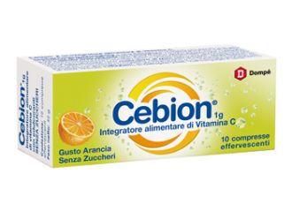 Cebion effervescente vit c senza zucchero 10 compresse