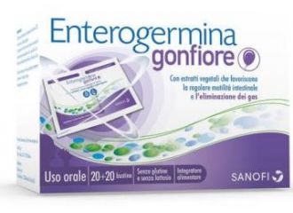 Enterogermina gonfiore 20 bustine bipartite