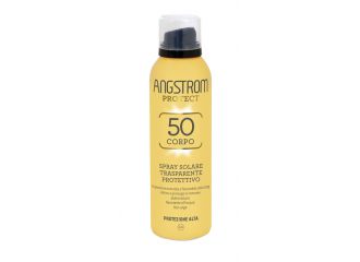 Angstrom protect spf 50 spray solare corpo trasparente protettivo 150 ml