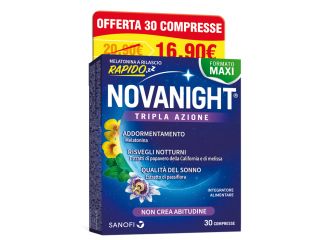 Novanight 30 compresse rilascio radido promo