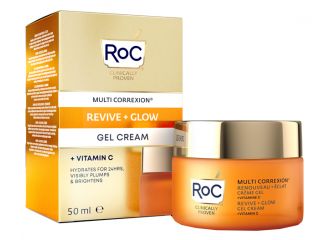 Roc multi correxion revive + glow crema viso gel 50 ml